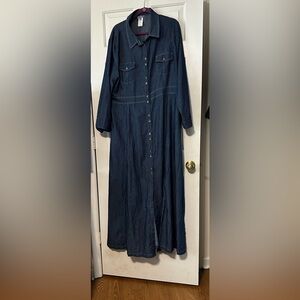 Long Denim Dress